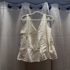 Breathable White Tank Top